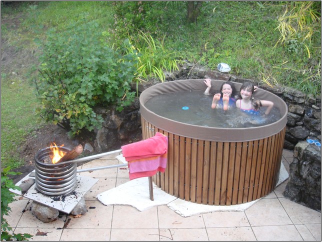 Round Water Trough Hot Tub Home Improvement
